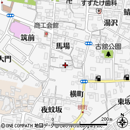 岩城アパート周辺の地図