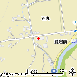 福島県伊達市梁川町大関石丸周辺の地図