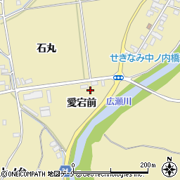 福島県伊達市梁川町大関愛宕前周辺の地図