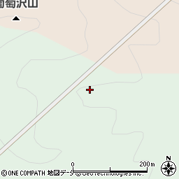東栗子トンネル周辺の地図