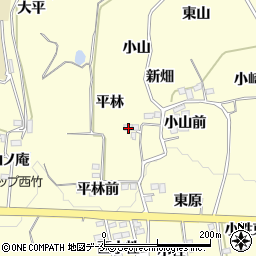 福島県福島市飯坂町湯野平林16周辺の地図