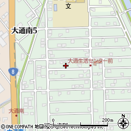 新潟県新潟市南区大通南3丁目163周辺の地図