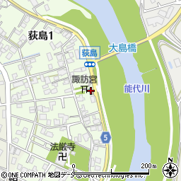 荻島公民館周辺の地図