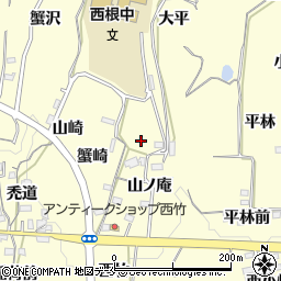 福島県福島市飯坂町湯野大平44周辺の地図