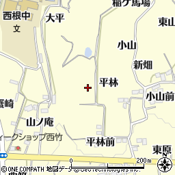 福島県福島市飯坂町湯野小沢周辺の地図