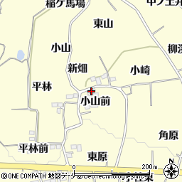 福島県福島市飯坂町湯野小山前9周辺の地図