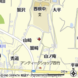 福島県福島市飯坂町湯野大平周辺の地図