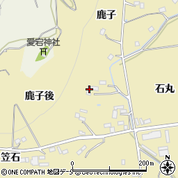 福島県伊達市梁川町大関鹿子42周辺の地図