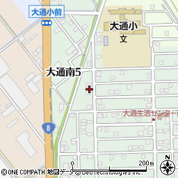 新潟県新潟市南区大通南3丁目11周辺の地図
