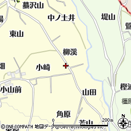 福島県福島市飯坂町湯野小崎6周辺の地図