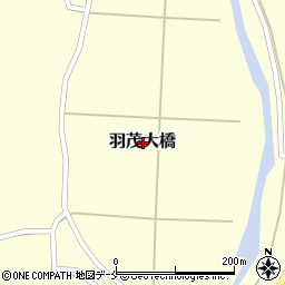 新潟県佐渡市羽茂大橋周辺の地図