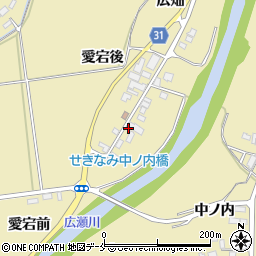 福島県伊達市梁川町大関愛宕後周辺の地図
