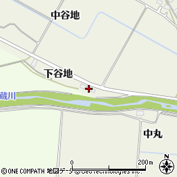 福島県相馬市塚部下谷地周辺の地図