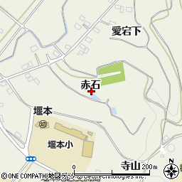 福島県伊達市梁川町新田赤石8周辺の地図