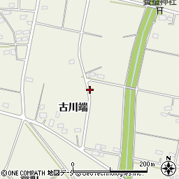 福島県伊達市保原町古川端周辺の地図