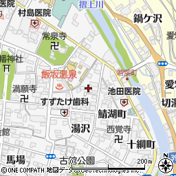 福島県福島市飯坂町錦町3周辺の地図