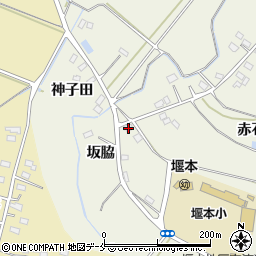 福島県伊達市梁川町新田坂脇8周辺の地図