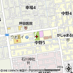 荻川西公園周辺の地図