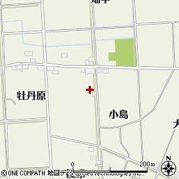 福島県伊達市保原町二井田牡丹原77周辺の地図