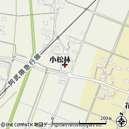 福島県伊達市梁川町新田小松林98-3周辺の地図