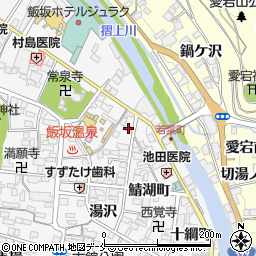 福島県福島市飯坂町錦町6周辺の地図