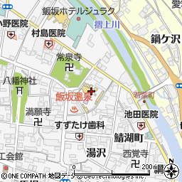 福島県福島市飯坂町東滝ノ町周辺の地図