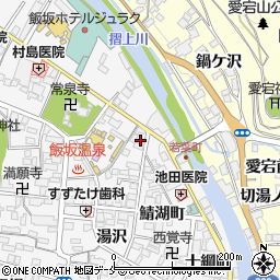福島県福島市飯坂町錦町4周辺の地図