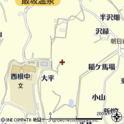 福島県福島市飯坂町湯野大平52周辺の地図