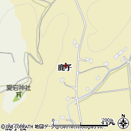 福島県伊達市梁川町大関鹿子周辺の地図