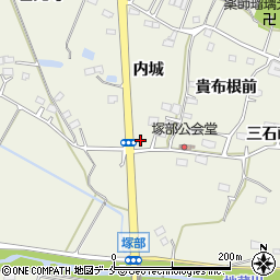 福島県相馬市塚部内城61周辺の地図