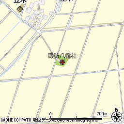 諏訪八幡社周辺の地図