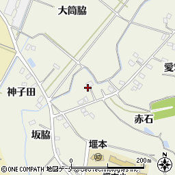 福島県伊達市梁川町新田坂脇16周辺の地図