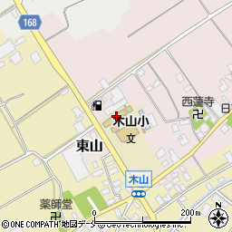 新潟市立木山小学校周辺の地図