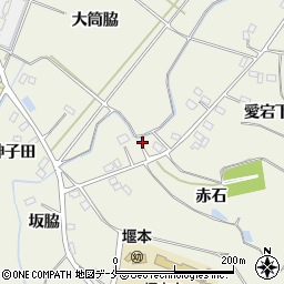 福島県伊達市梁川町新田赤石4周辺の地図