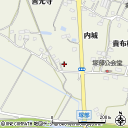 福島県相馬市塚部内城21周辺の地図