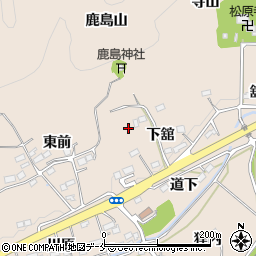 福島県伊達郡桑折町松原周辺の地図