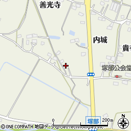 福島県相馬市塚部内城20周辺の地図