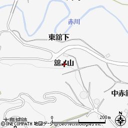 福島県福島市飯坂町舘ノ山周辺の地図