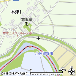新潟県新潟市江南区木津周辺の地図
