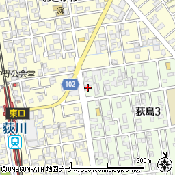 第四北越銀行荻川支店周辺の地図