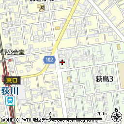 第四北越銀行荻川支店周辺の地図