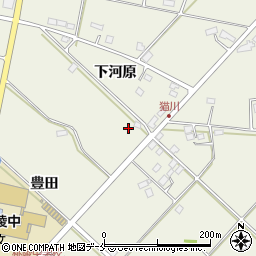 福島県伊達市保原町（下河原）周辺の地図