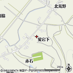 福島県伊達市梁川町新田愛宕下周辺の地図