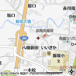 福島県福島市飯坂町御行檀周辺の地図