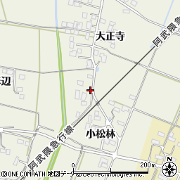 福島県伊達市梁川町新田小松林80-1周辺の地図