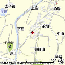 福島県福島市飯坂町湯野薬師山30周辺の地図