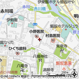 福島県福島市飯坂町東堀切周辺の地図