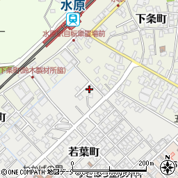 新潟県阿賀野市若葉町周辺の地図