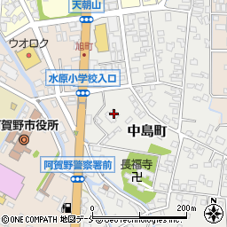 阿賀野市　上下水道局周辺の地図