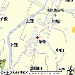福島県福島市飯坂町湯野薬師山28周辺の地図